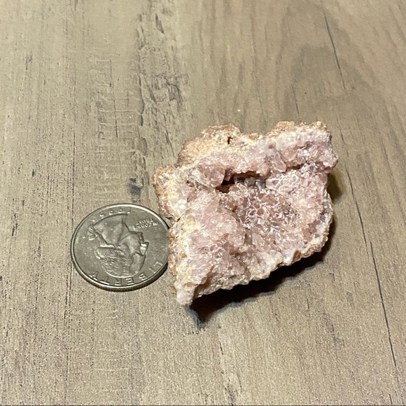 Pink Amethyst Raw Rough Crystal Stone Cluster Natural Specimen - Picture 7 of 8